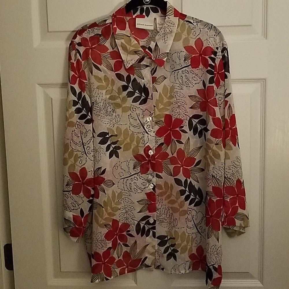 Alfred Dunner Blouse Sz 18